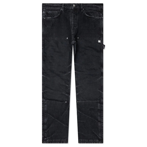 Jacquard Carpenter Jean Faded Black