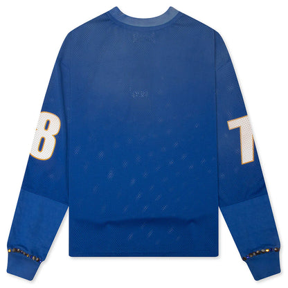 Mesh Moto Jersey Blue