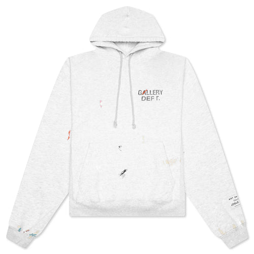 GD Paint Logo Hoodie Light Heather Grey