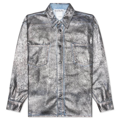 Denim Shirt Silver Blue