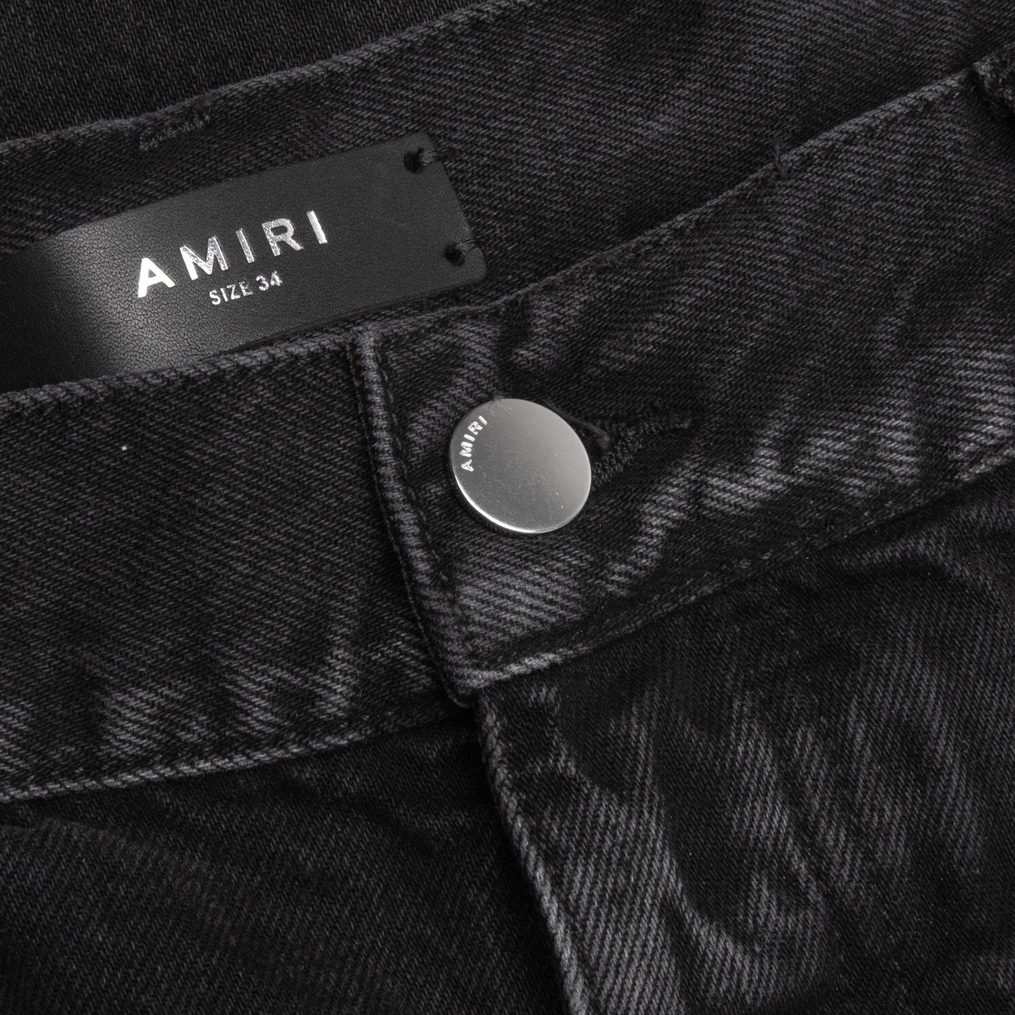 Release Hem Straight Jean Faded Black