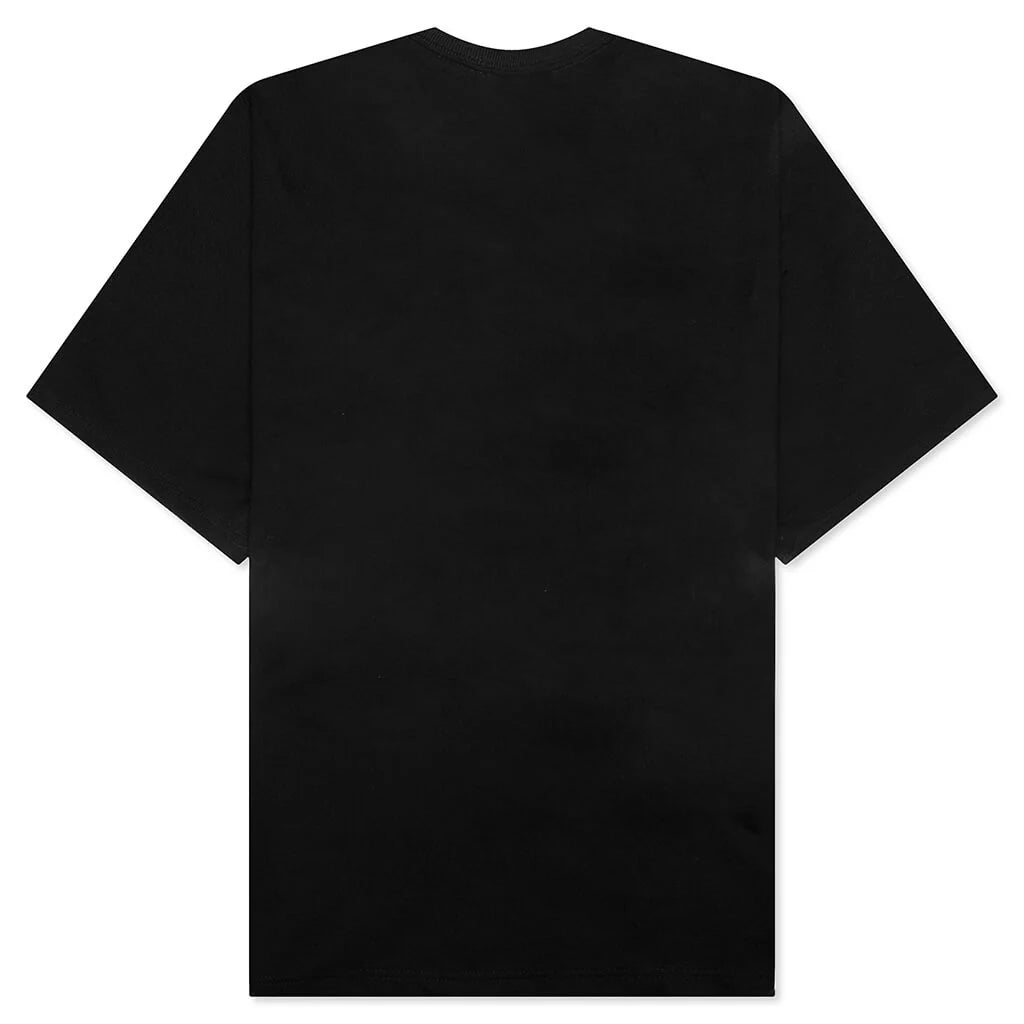 Oversized Studded Tee Black Silver