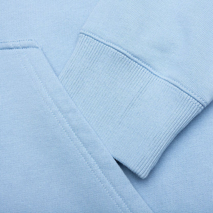 Slim Fit Hoodie Light Blue