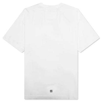 Flowers Cotton T Shirt White