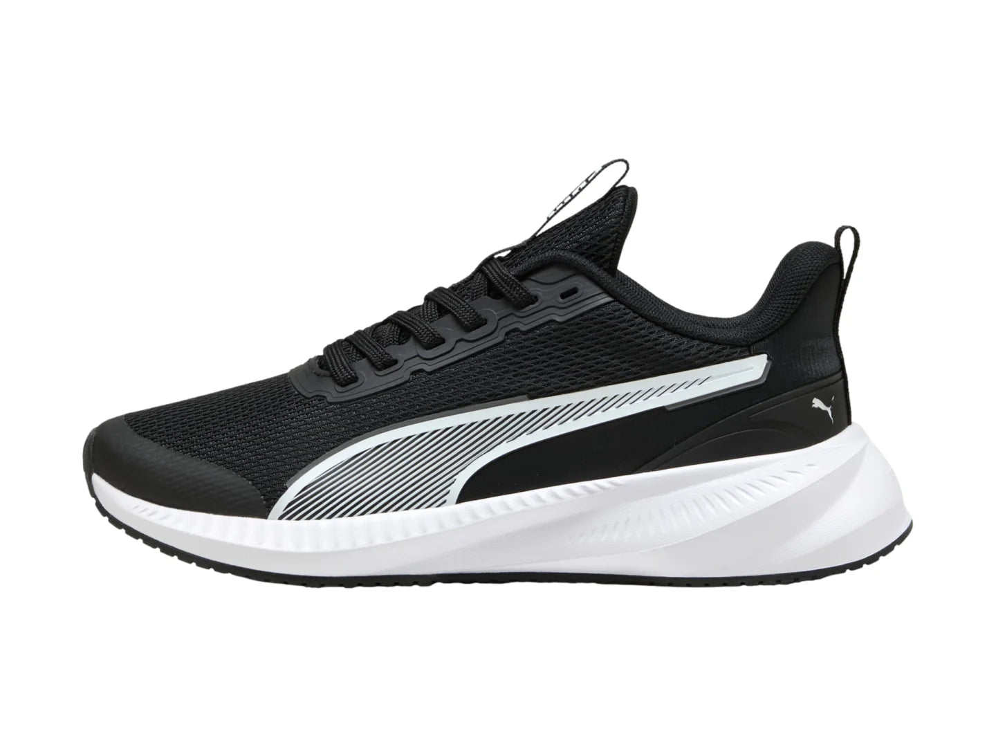 Tenis Puma Flyer Lite 3 Negro y Blanco para Niño