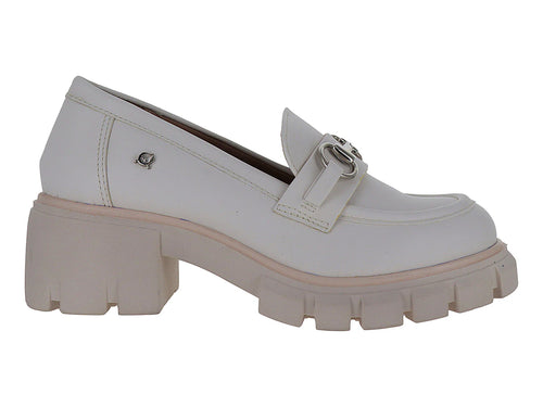 Zapatos Mocasines Salamandra Color Latte para Mujer