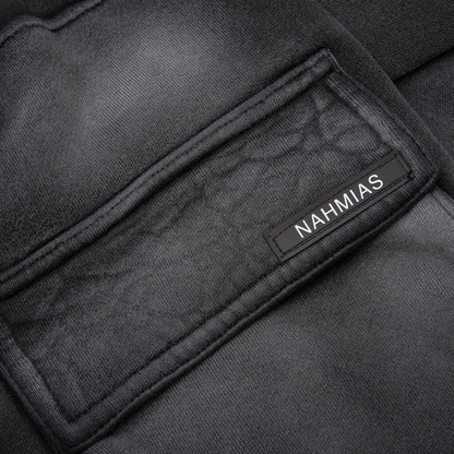 Sunfade Logo Cargo Sweatpant Faded Black