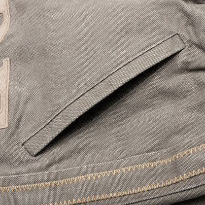 Rhude Emb Canvas Logo Short Olive Tan