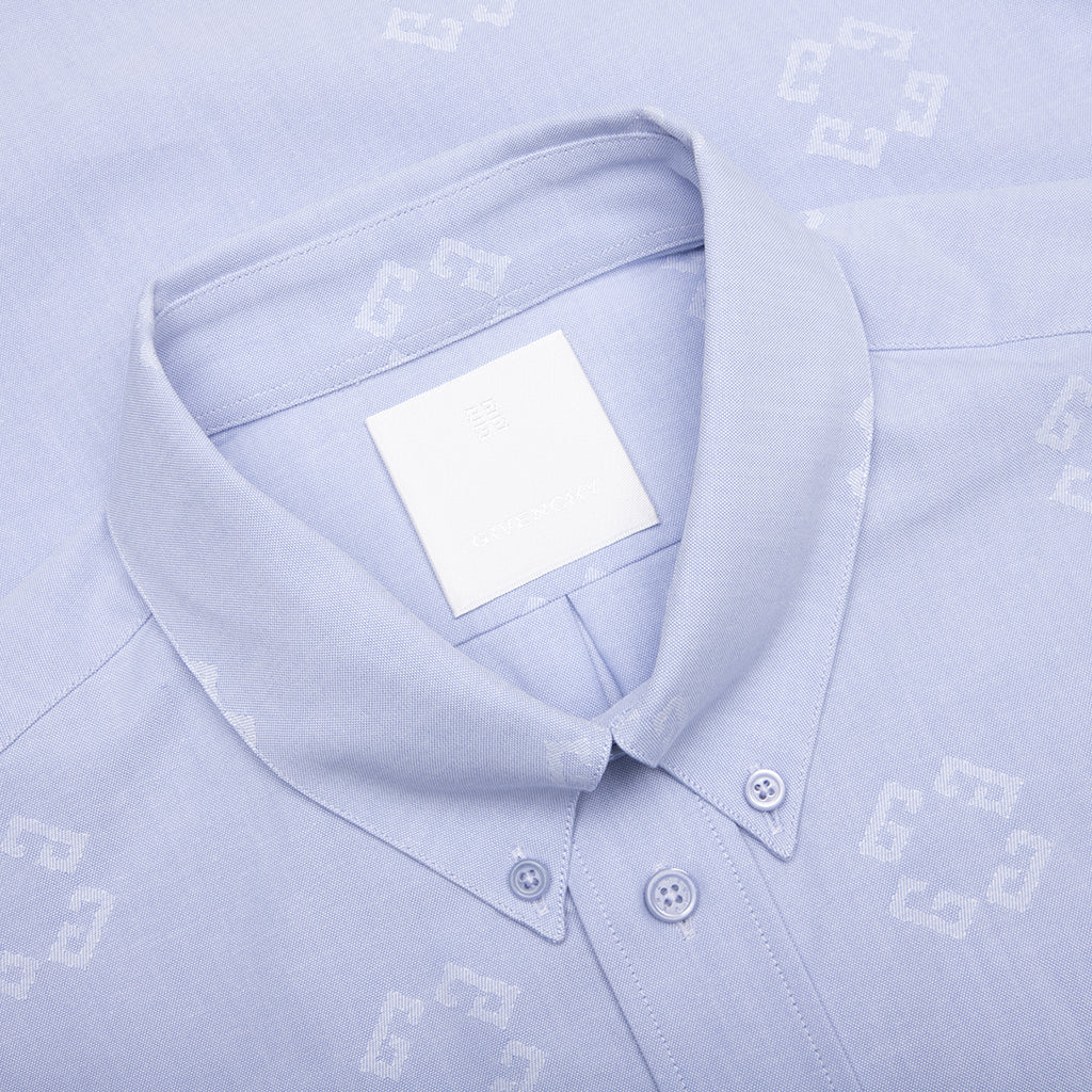 Monogram 72 Jacquard Shirt Baby Blue