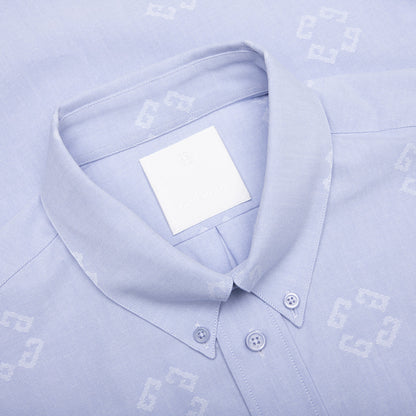 Monogram 72 Jacquard Shirt Baby Blue