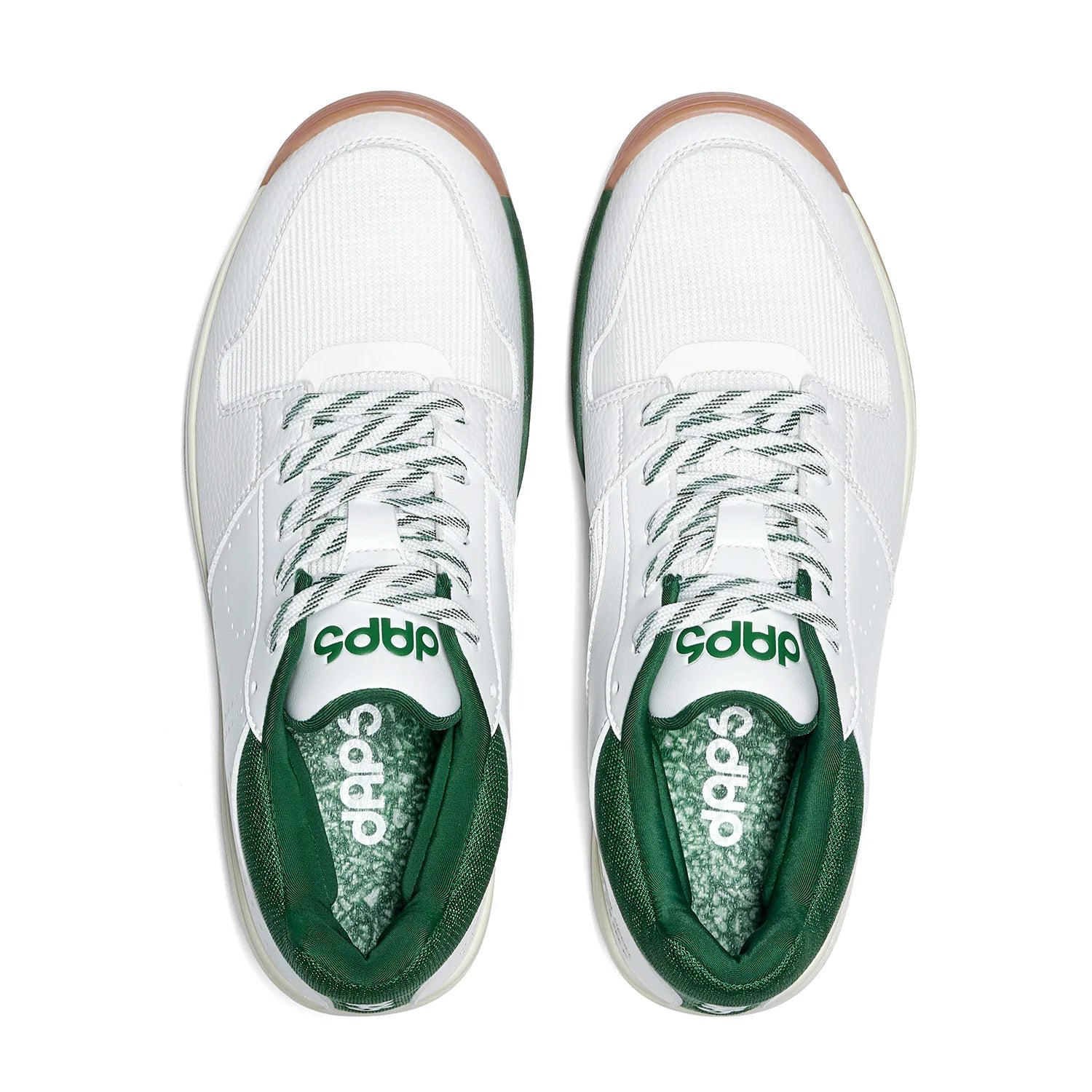 DAPS DESI Mid Green White Womens Pickleball Shoes