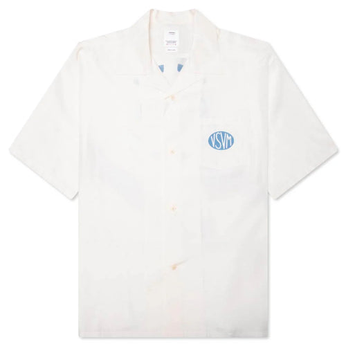 Crosby S S Silk Shirt White