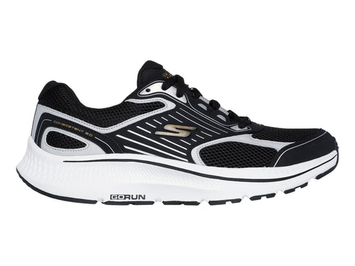 Tenis Skechers Run Consistent 20 Negro con Plata para Hombre