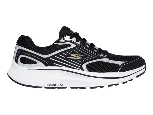 Tenis Skechers Run Consistent 20 Negro con Plata para Hombre