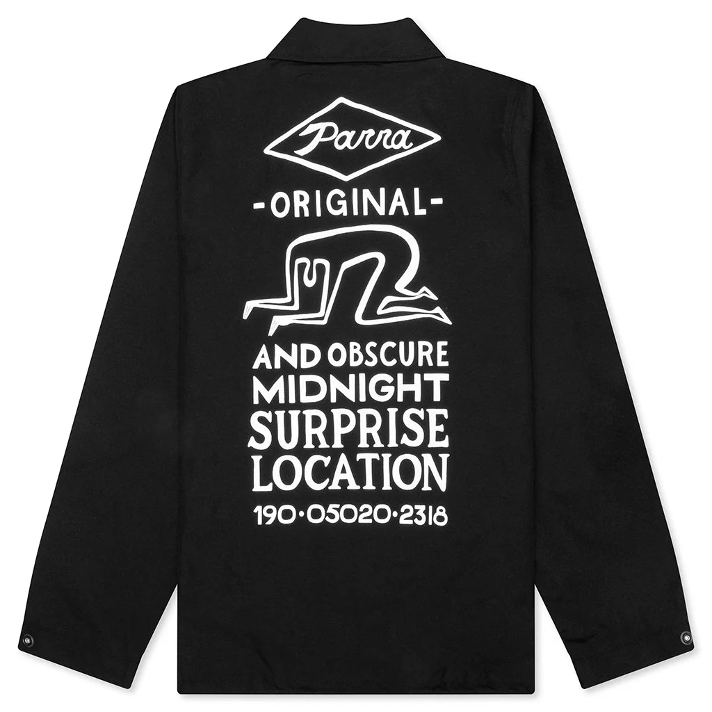 Midnight Surprise Coach Jacket Black