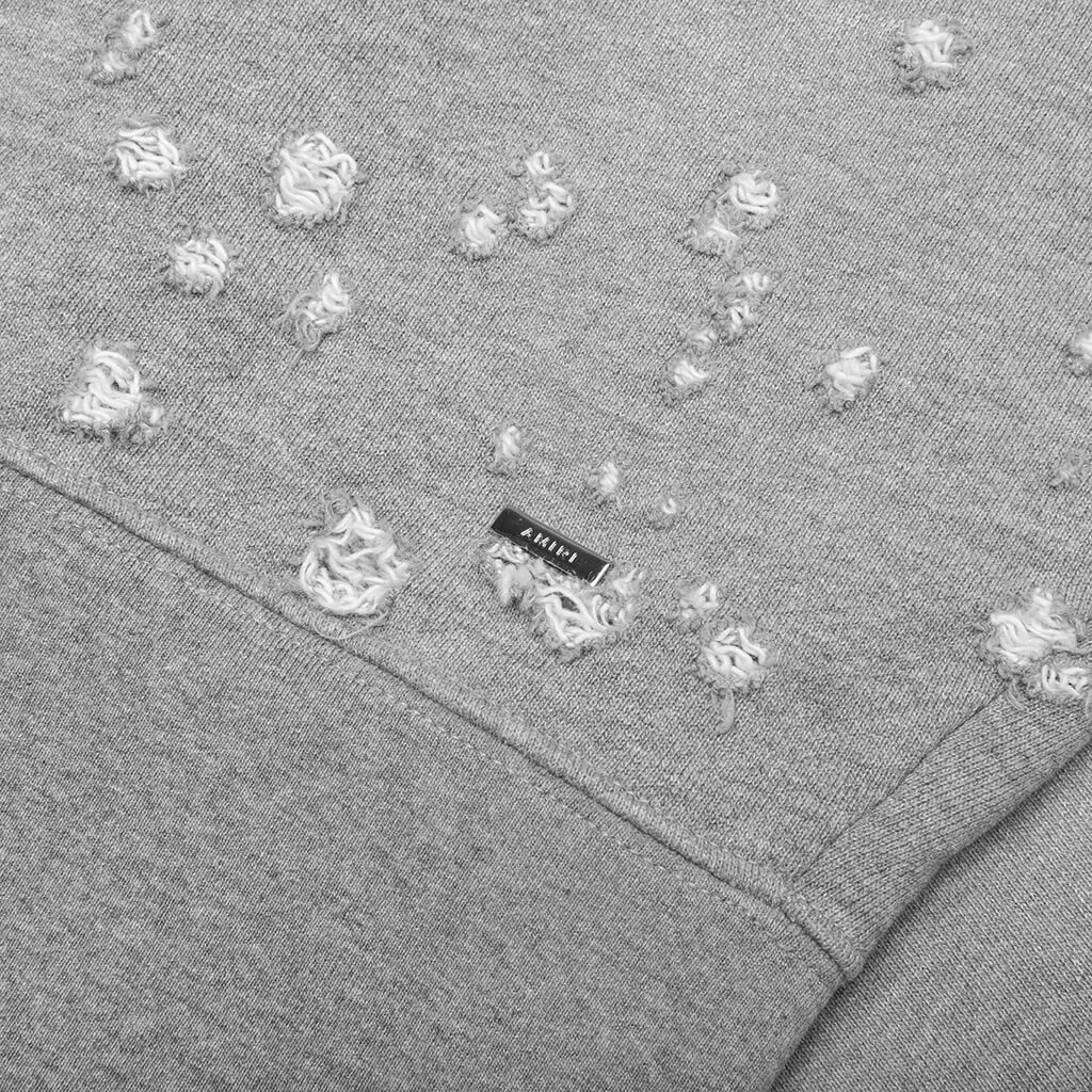 Ma Shotgun Embroidered Crew Grey
