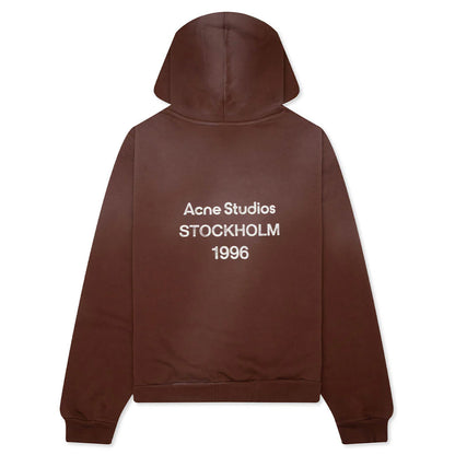 Logo Hooded Sweater Chocolate Brown
