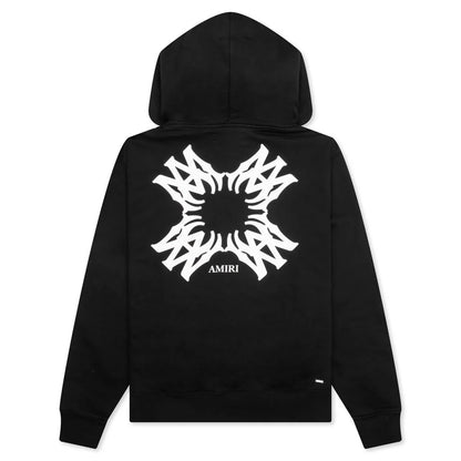 MA Quad Zip Up Hoodie Black