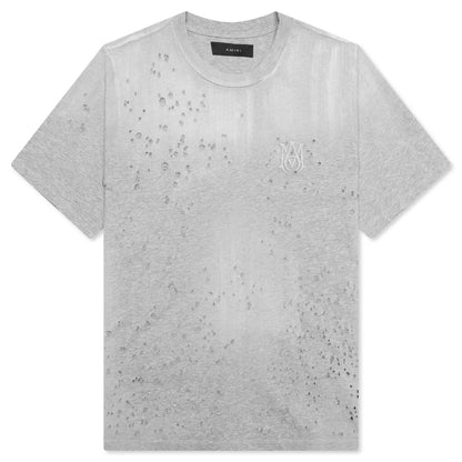 Ma Shotgun Embroidered Tee Grey