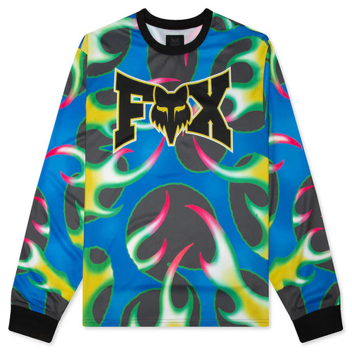 Fox LAB Quasi Flame Jersey Blue