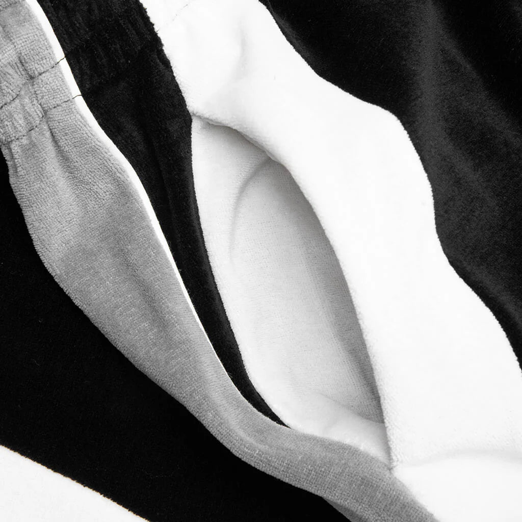 Oversized Panel Track Pant Black