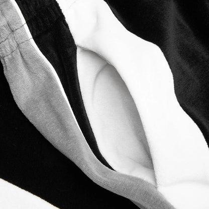 Oversized Panel Track Pant Black