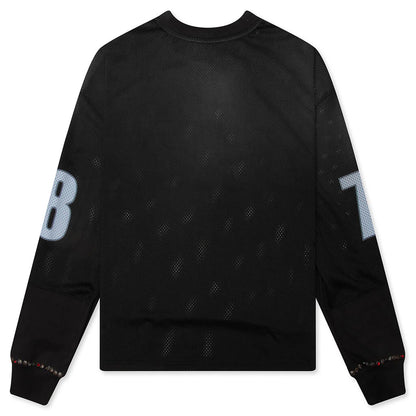 Mesh Moto Jersey Black
