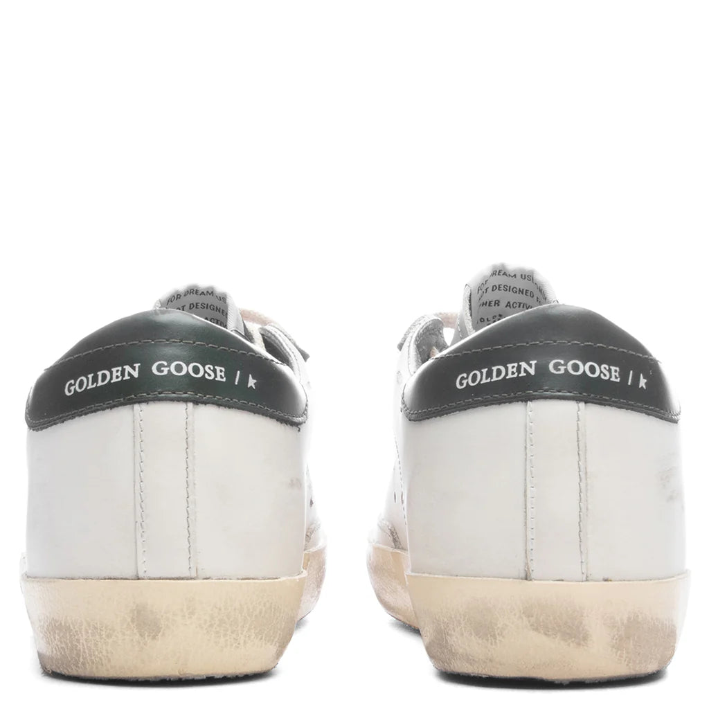 Womens Super Star White Light Pink Dark Green