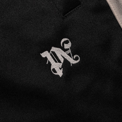 Monogram Colorblock Track Pants Black Light