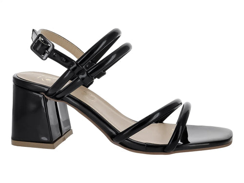 Zapatillas Mirlo Charol Negro para Mujer