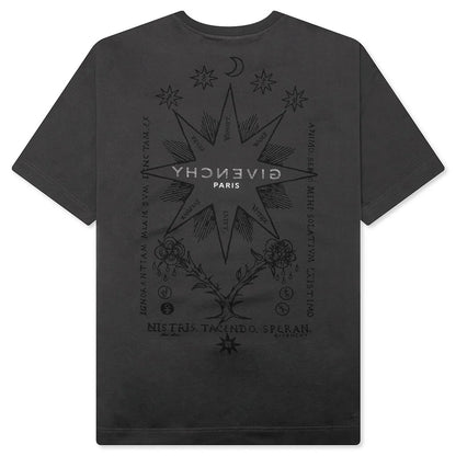 Tarot Print Reverse T Shirt Rosewood