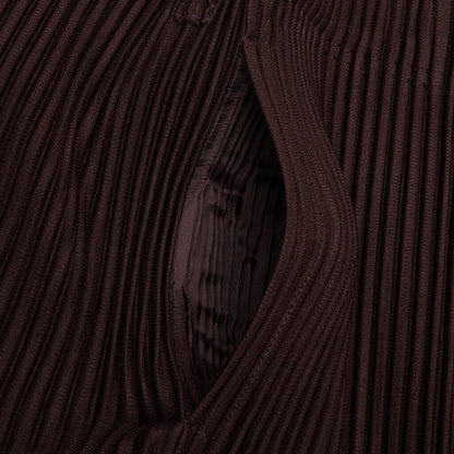 Tailored Pleats 2 Eggplant Black