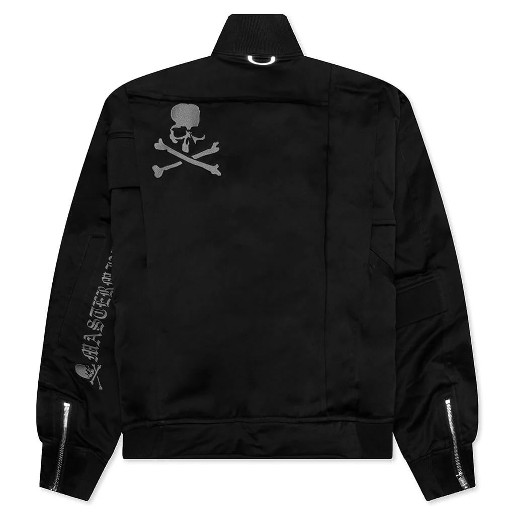 Puzzle Bomber Woven Jacket Black