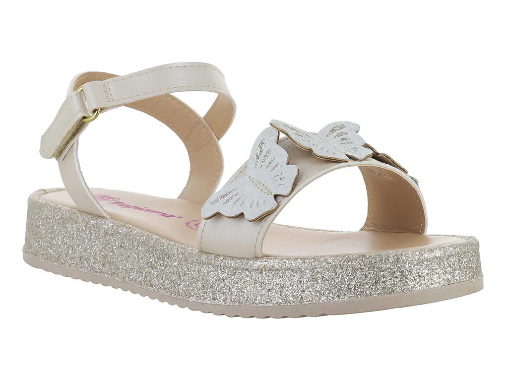 Sandalias Tropicana Color Perla para Niña