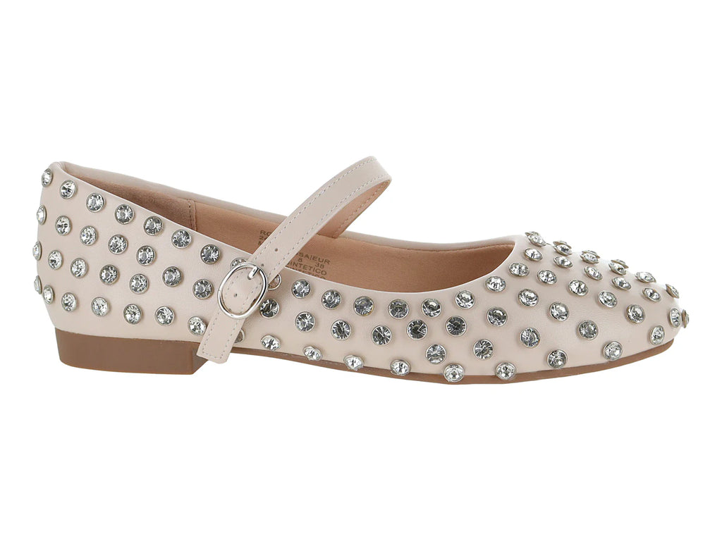 Zapatos Planos Roze Color Beige para Mujer