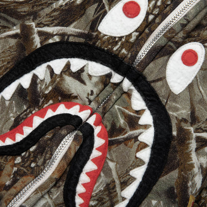 Saint M6 x BAPE Shark Zip Hoodie Wood Camo