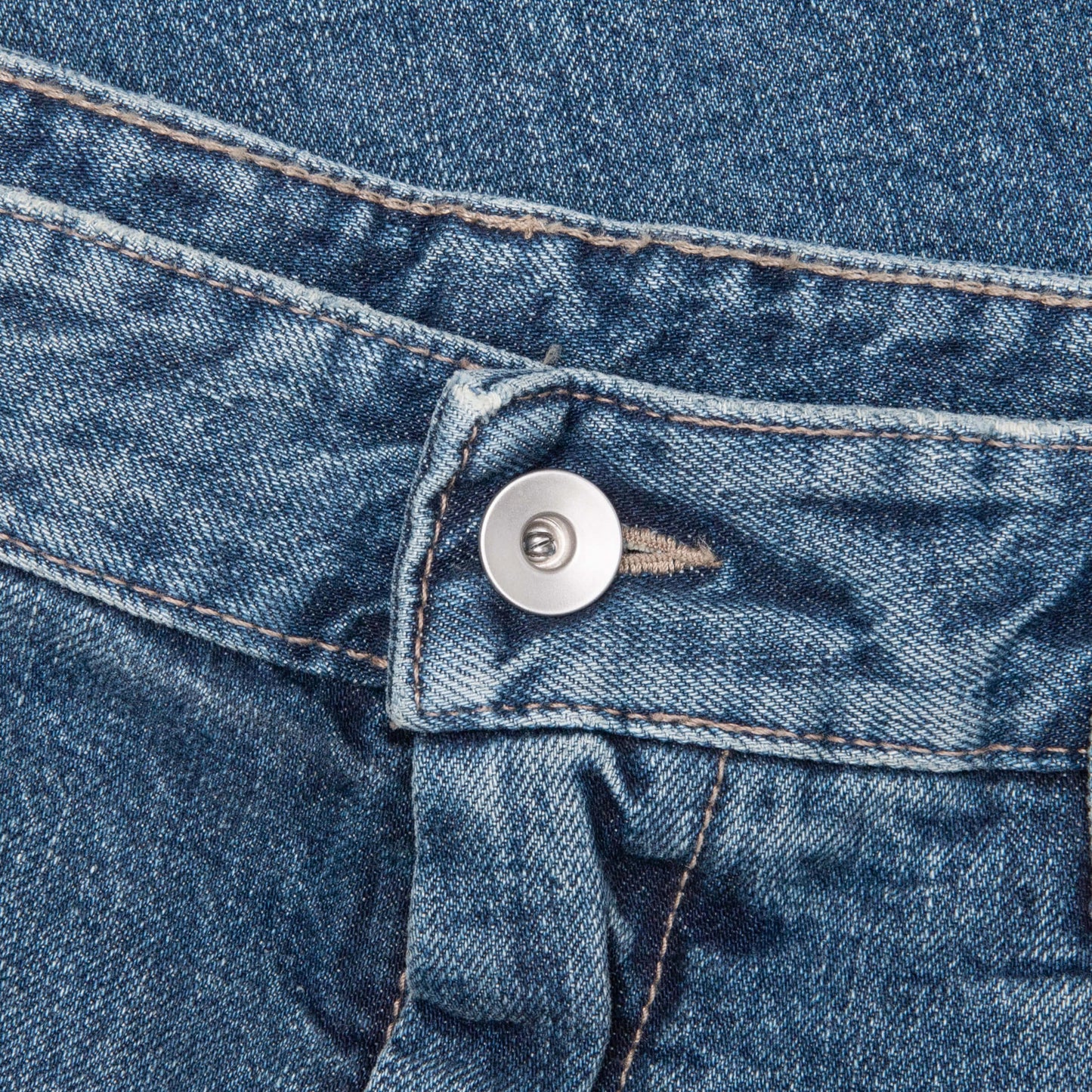 Double Cargo Denim Jeans Washed Indigo