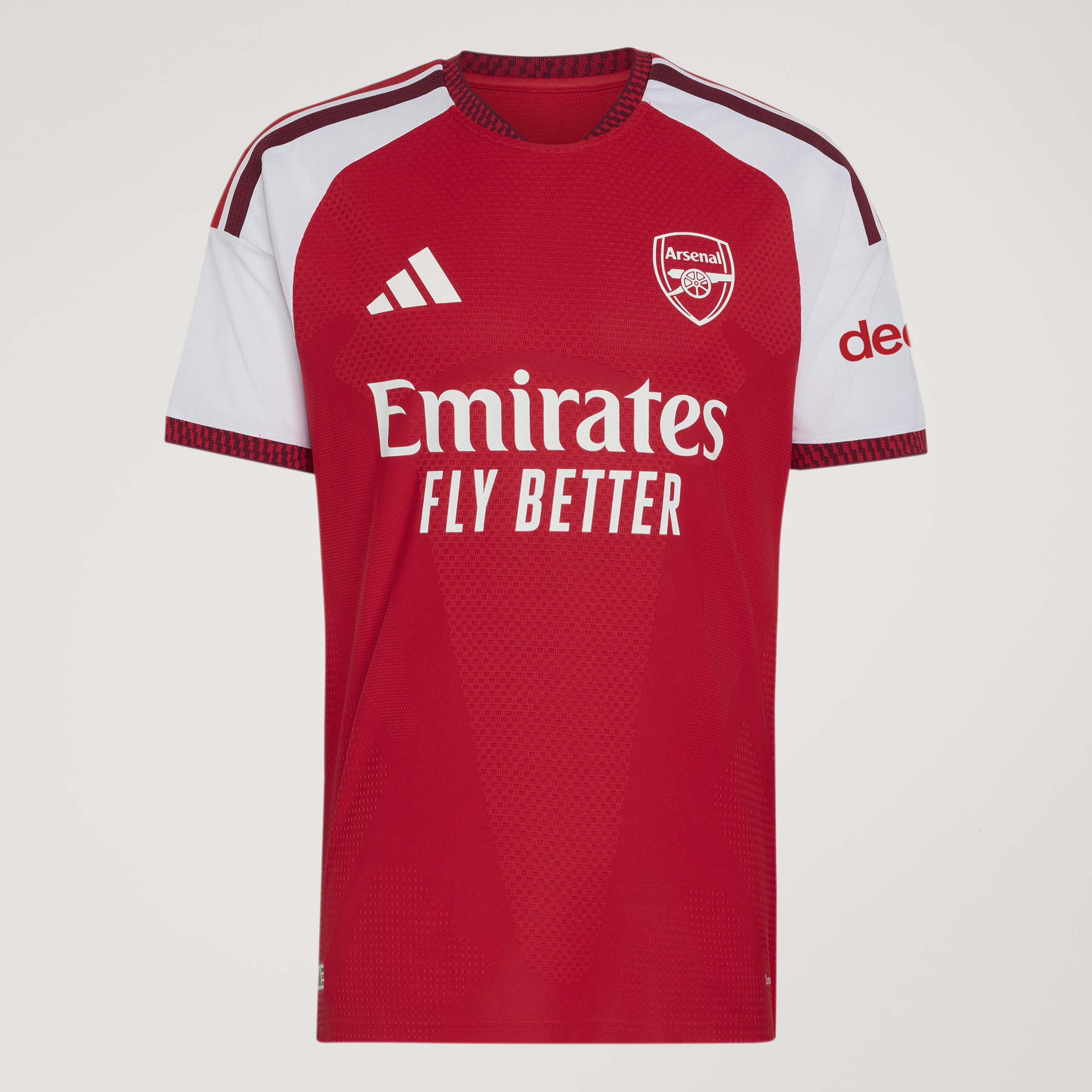 adidas Arsenal FC Home Authentic Mens Soccer Jersey 26 27 Red