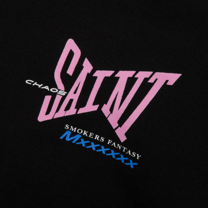 Ribbon Saint Hoodie Black