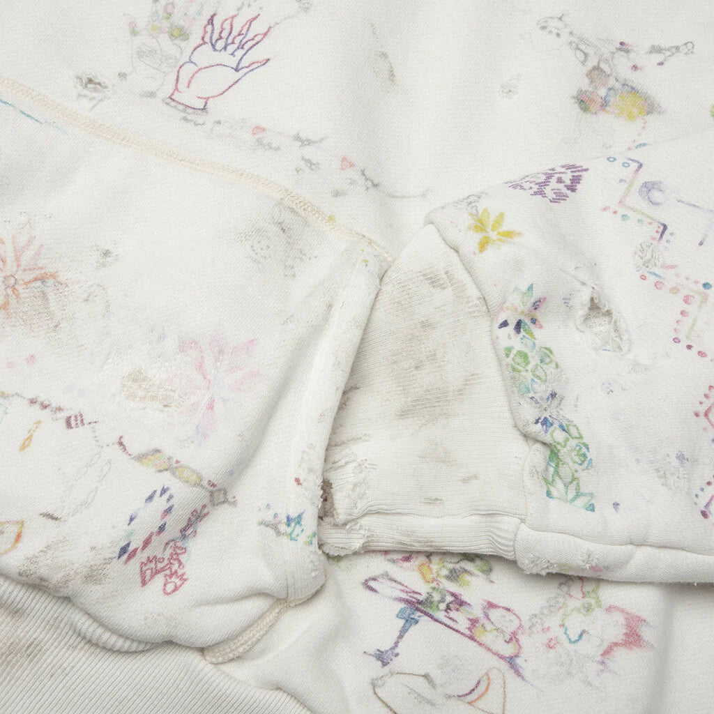Saint M6 x COCO Double Face Hoodie White