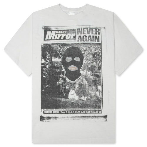 Saint M6 x Jamie Reid Mask S S T Shirt White
