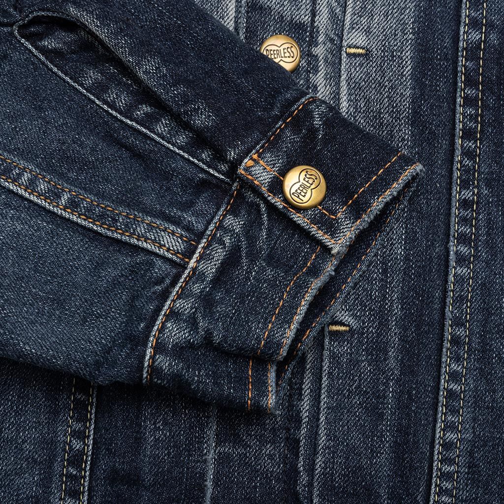 SS WAYSEE JKT DMGD Indigo