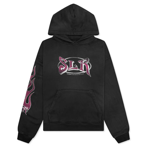 Summerland Racing Crystal Hoodie Aged Black