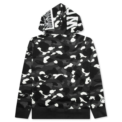 City Camo Shark Full Zip Hoodie Black