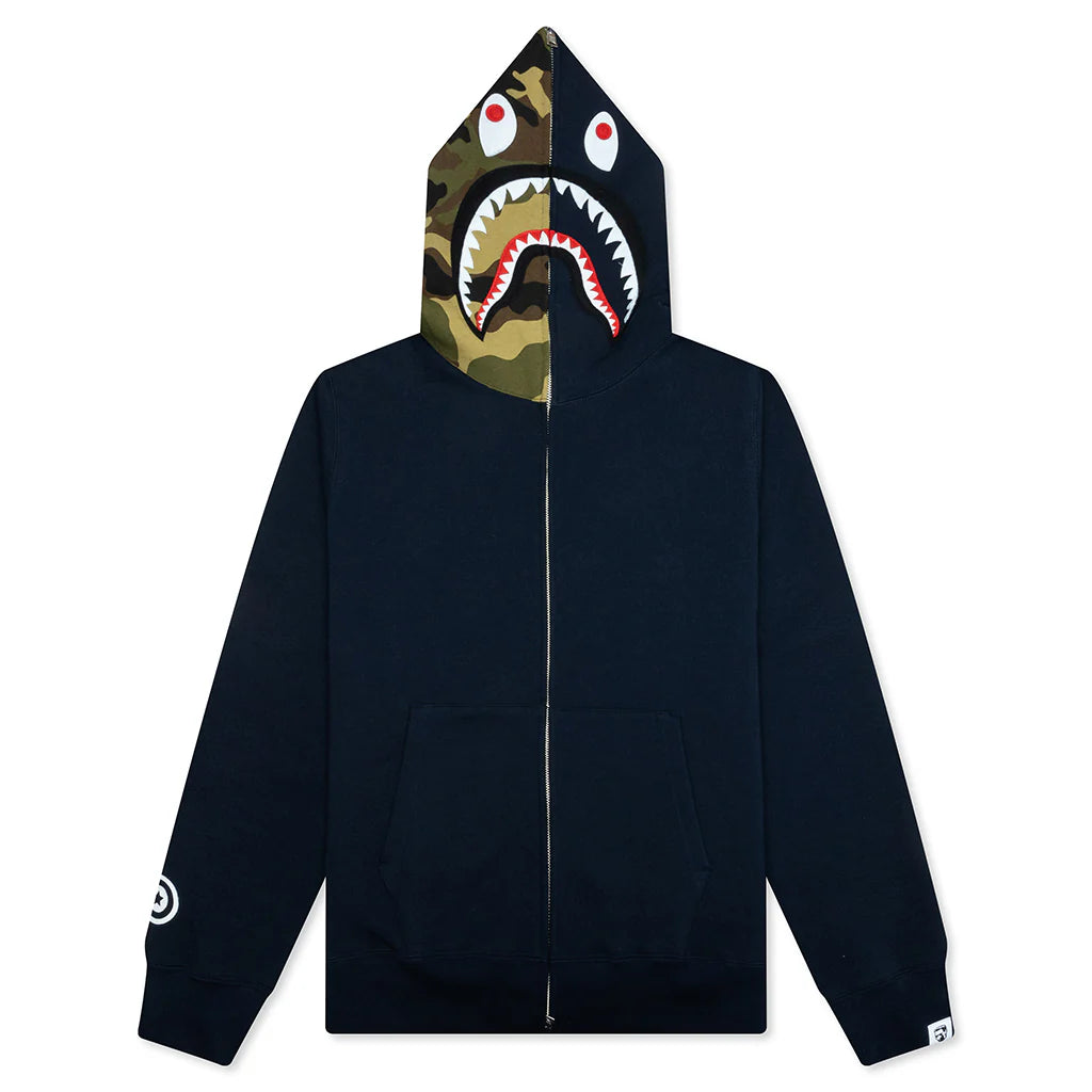 1st Shark Full Zip Hoodie Navy