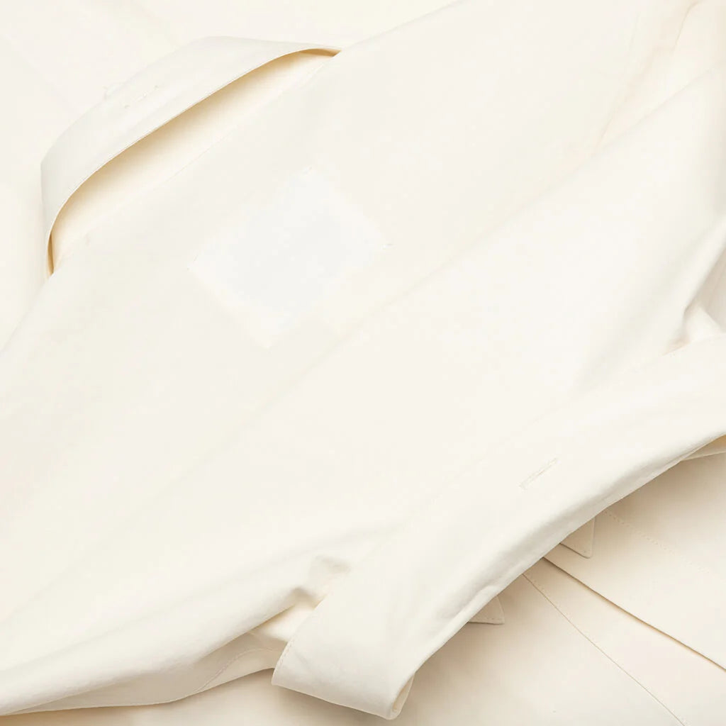 Layered Jewel Detail Shirt Coconut
