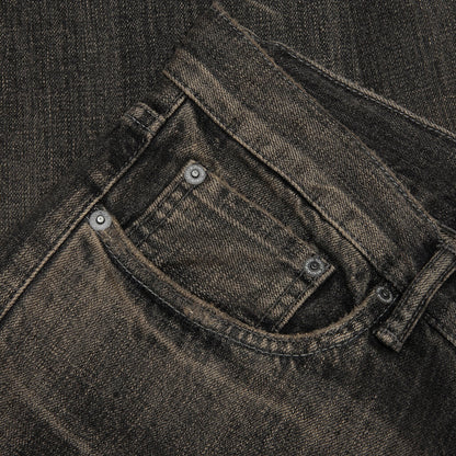 Savage Denim DP Wide Pants Black