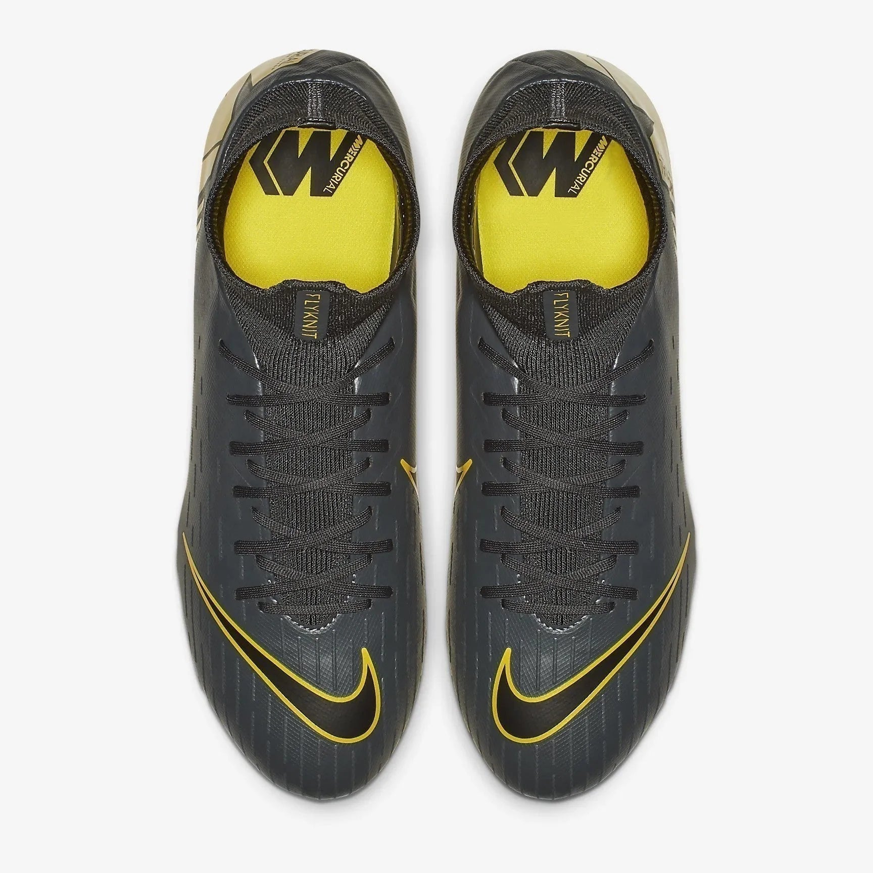 Nike Superfly 6 Pro FG Mens Soccer Cleats Dark Grey Yellow