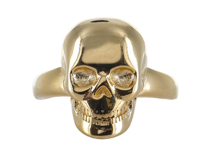 Anillo de Calavera Roze Color Dorado