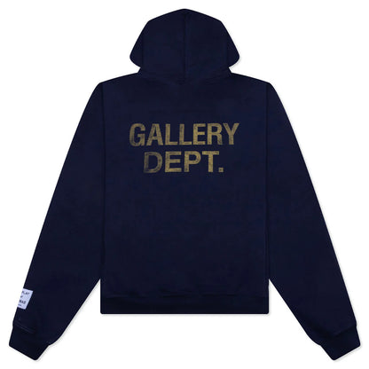 GD Paint Logo Hoodie Vintage Navy